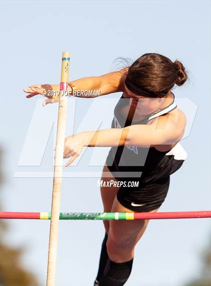 Thumbnail 2 in CIF State Track and Field Championships (Girls Pole Vault - Day 1) photogallery.