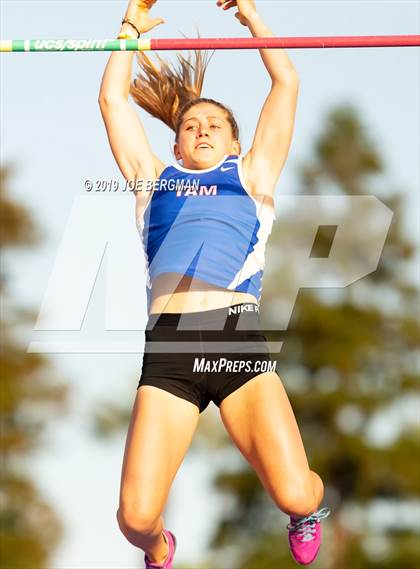 Thumbnail 3 in CIF State Track and Field Championships (Girls Pole Vault - Day 1) photogallery.