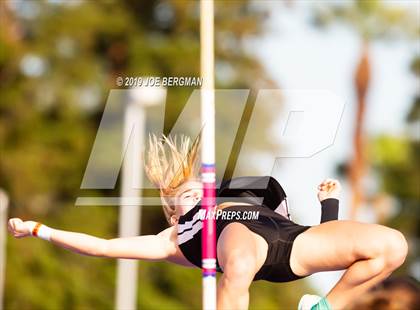 Thumbnail 3 in CIF State Track and Field Championships (Girls Pole Vault - Day 1) photogallery.