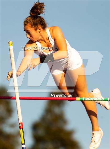 Thumbnail 3 in CIF State Track and Field Championships (Girls Pole Vault - Day 1) photogallery.