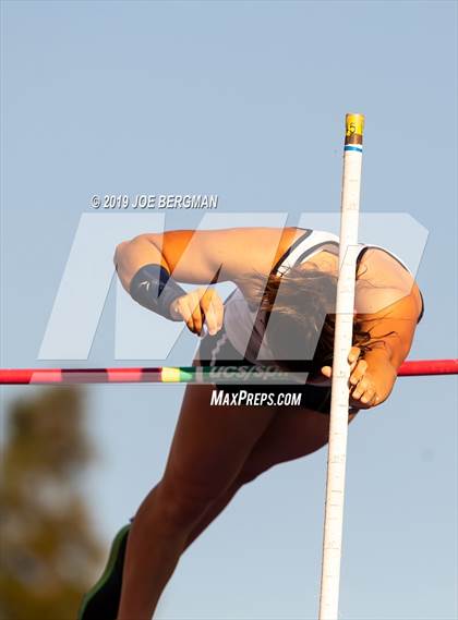 Thumbnail 3 in CIF State Track and Field Championships (Girls Pole Vault - Day 1) photogallery.