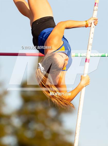 Thumbnail 3 in CIF State Track and Field Championships (Girls Pole Vault - Day 1) photogallery.