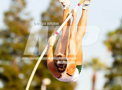 Thumbnail 3 in CIF State Track and Field Championships (Girls Pole Vault - Day 1) photogallery.