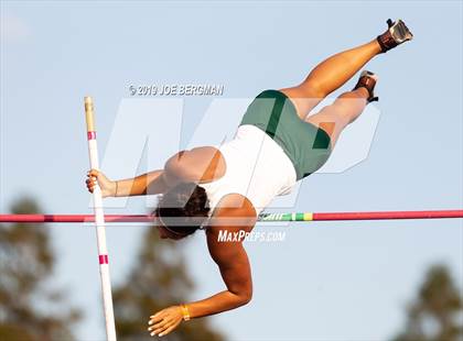 Thumbnail 1 in CIF State Track and Field Championships (Girls Pole Vault - Day 1) photogallery.