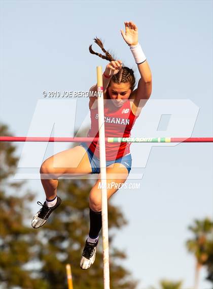 Thumbnail 3 in CIF State Track and Field Championships (Girls Pole Vault - Day 1) photogallery.