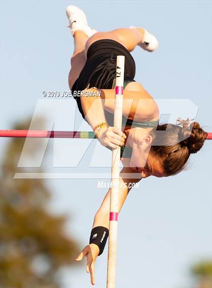 Thumbnail 1 in CIF State Track and Field Championships (Girls Pole Vault - Day 1) photogallery.