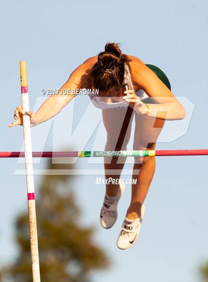 Thumbnail 3 in CIF State Track and Field Championships (Girls Pole Vault - Day 1) photogallery.
