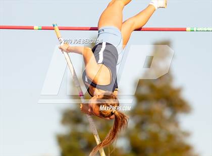 Thumbnail 1 in CIF State Track and Field Championships (Girls Pole Vault - Day 1) photogallery.
