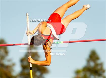 Thumbnail 3 in CIF State Track and Field Championships (Girls Pole Vault - Day 1) photogallery.