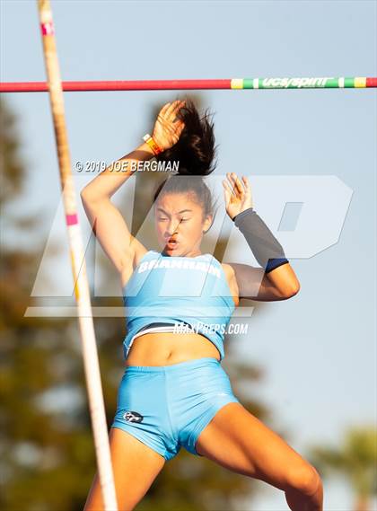 Thumbnail 2 in CIF State Track and Field Championships (Girls Pole Vault - Day 1) photogallery.