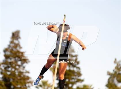 Thumbnail 3 in CIF State Track and Field Championships (Girls Pole Vault - Day 1) photogallery.