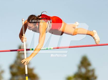 Thumbnail 2 in CIF State Track and Field Championships (Girls Pole Vault - Day 1) photogallery.