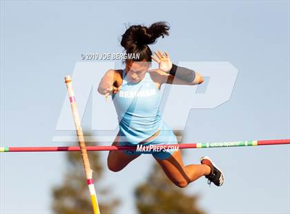 Thumbnail 2 in CIF State Track and Field Championships (Girls Pole Vault - Day 1) photogallery.