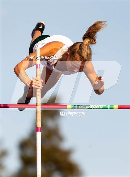 Thumbnail 1 in CIF State Track and Field Championships (Girls Pole Vault - Day 1) photogallery.