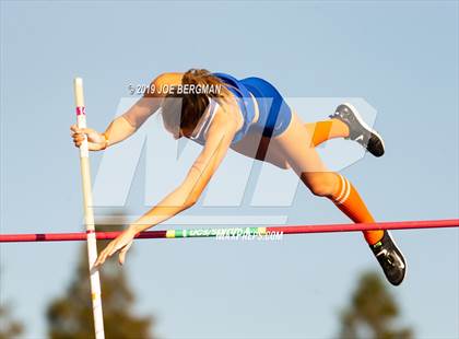 Thumbnail 2 in CIF State Track and Field Championships (Girls Pole Vault - Day 1) photogallery.