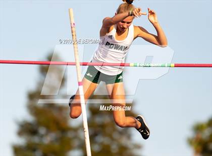 Thumbnail 1 in CIF State Track and Field Championships (Girls Pole Vault - Day 1) photogallery.
