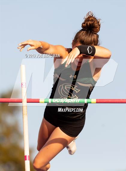Thumbnail 1 in CIF State Track and Field Championships (Girls Pole Vault - Day 1) photogallery.