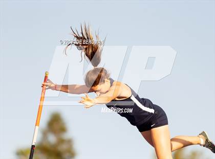 Thumbnail 1 in CIF State Track and Field Championships (Girls Pole Vault - Day 1) photogallery.