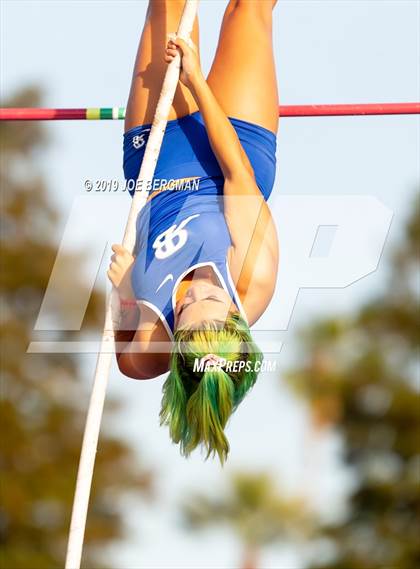 Thumbnail 2 in CIF State Track and Field Championships (Girls Pole Vault - Day 1) photogallery.
