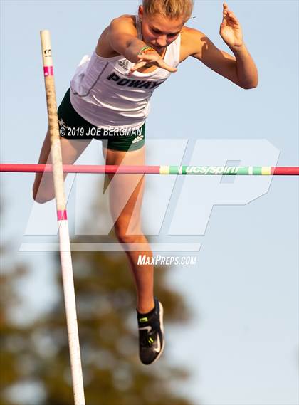 Thumbnail 3 in CIF State Track and Field Championships (Girls Pole Vault - Day 1) photogallery.