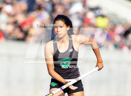Thumbnail 3 in CIF State Track and Field Championships (Girls Pole Vault - Day 1) photogallery.