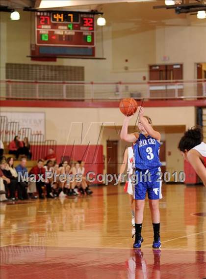 Thumbnail 1 in Cedar Crest vs. Wilson (Wilson Holiday Tournament) photogallery.