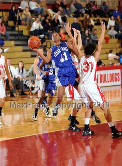 Thumbnail 1 in Cedar Crest vs. Wilson (Wilson Holiday Tournament) photogallery.