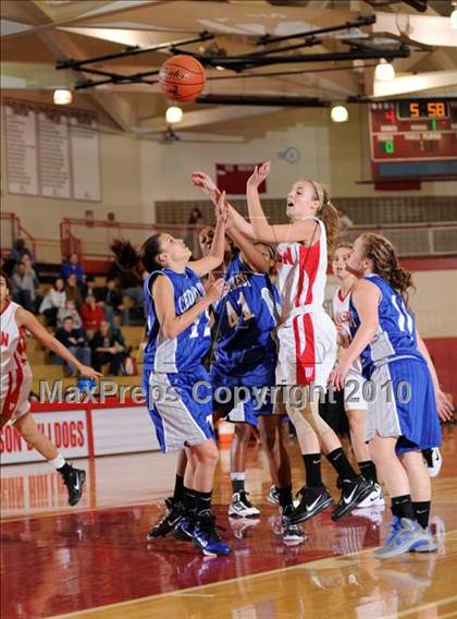Thumbnail 1 in Cedar Crest vs. Wilson (Wilson Holiday Tournament) photogallery.