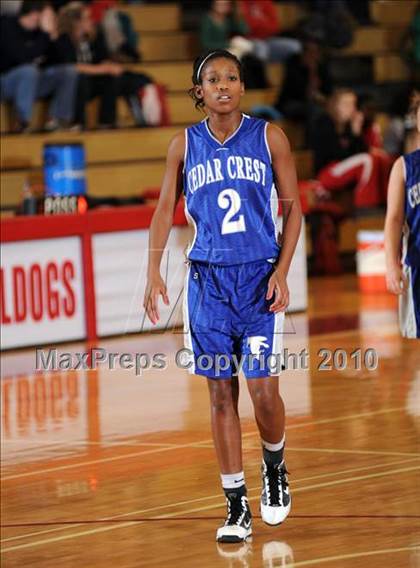Thumbnail 1 in Cedar Crest vs. Wilson (Wilson Holiday Tournament) photogallery.