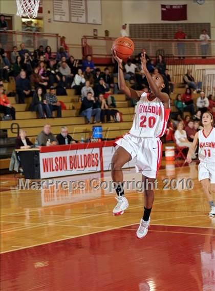 Thumbnail 3 in Cedar Crest vs. Wilson (Wilson Holiday Tournament) photogallery.