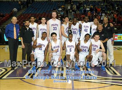 Thumbnail 1 in St. Joseph Notre Dame (CIF State D5 Award Photos) photogallery.