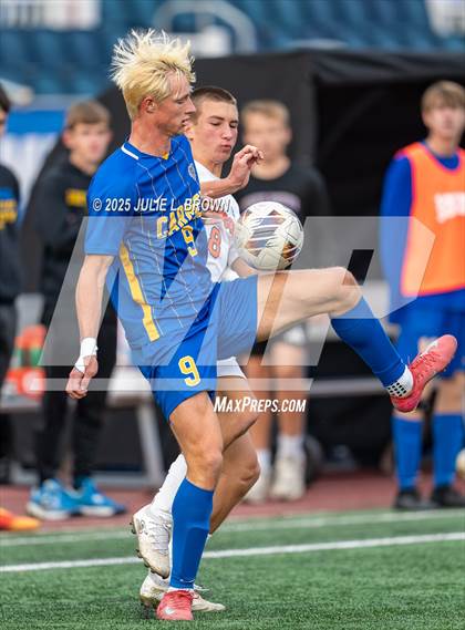 Thumbnail 2 in Carmel vs. Harrison (IHSAA 3A State Final) photogallery.