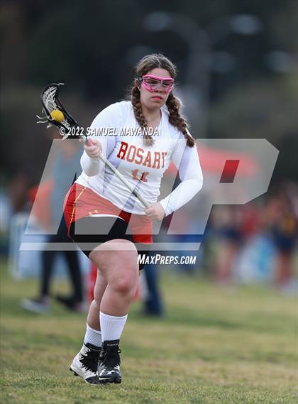 Thumbnail 2 in El Segundo vs Rosary Academy (Rose Bowl Jamboree) photogallery.
