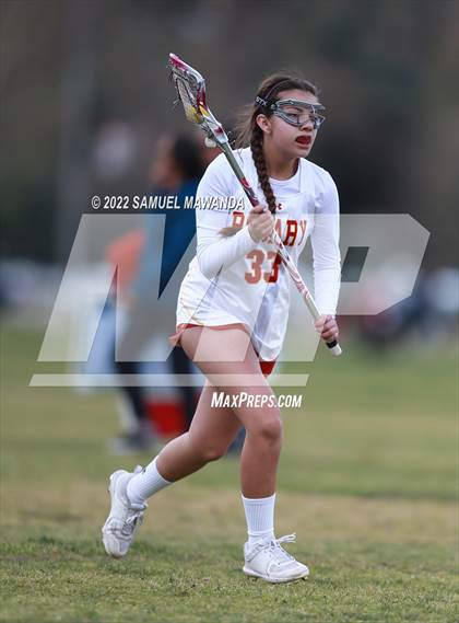 Thumbnail 3 in El Segundo vs Rosary Academy (Rose Bowl Jamboree) photogallery.