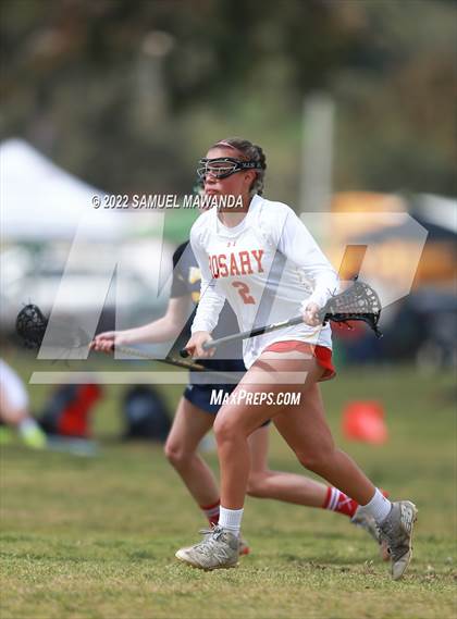 Thumbnail 2 in El Segundo vs Rosary Academy (Rose Bowl Jamboree) photogallery.
