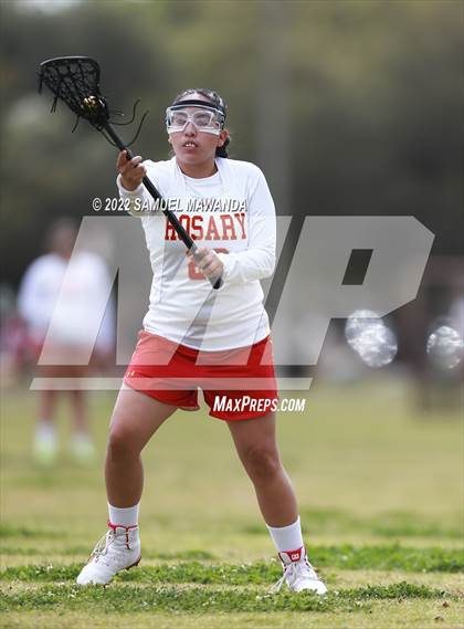 Thumbnail 1 in El Segundo vs Rosary Academy (Rose Bowl Jamboree) photogallery.