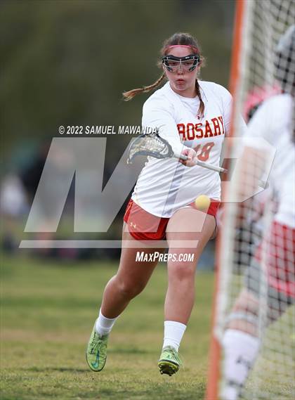 Thumbnail 2 in El Segundo vs Rosary Academy (Rose Bowl Jamboree) photogallery.