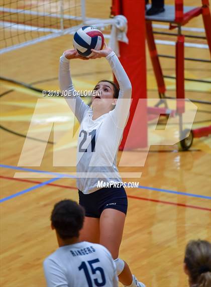 Thumbnail 3 in Smithson Valley vs Steele (NEISD Volleyball Tournament) photogallery.