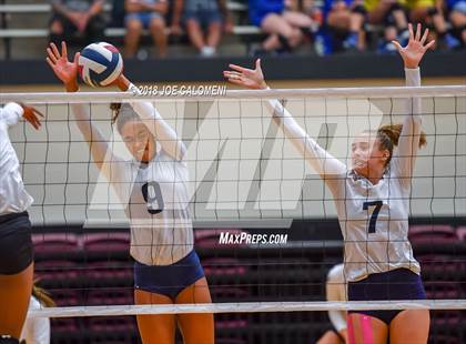 Thumbnail 1 in Smithson Valley vs Steele (NEISD Volleyball Tournament) photogallery.