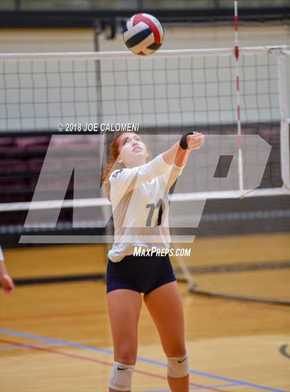 Thumbnail 1 in Smithson Valley vs Steele (NEISD Volleyball Tournament) photogallery.