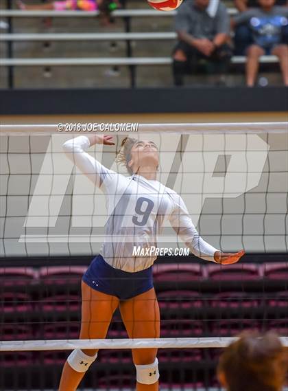 Thumbnail 3 in Smithson Valley vs Steele (NEISD Volleyball Tournament) photogallery.