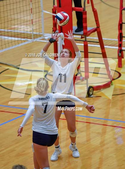 Thumbnail 3 in Smithson Valley vs Steele (NEISD Volleyball Tournament) photogallery.
