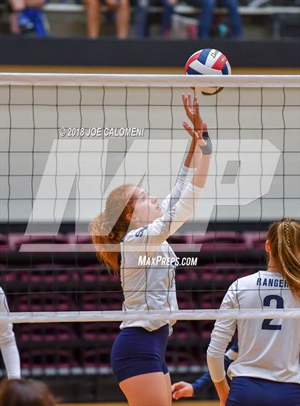 Thumbnail 1 in Smithson Valley vs Steele (NEISD Volleyball Tournament) photogallery.