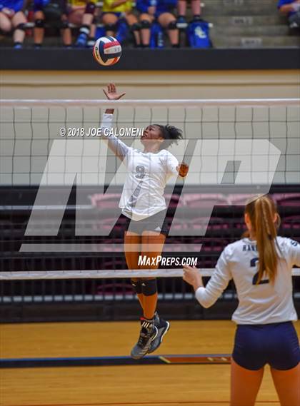 Thumbnail 3 in Smithson Valley vs Steele (NEISD Volleyball Tournament) photogallery.