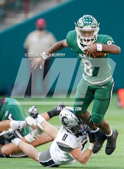 Thumbnail 3 in Guyer vs Arlington (UIL 6A Division 2 Area) photogallery.