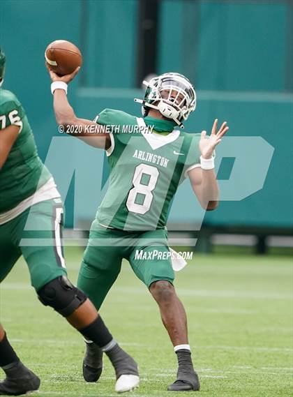 Thumbnail 2 in Guyer vs Arlington (UIL 6A Division 2 Area) photogallery.