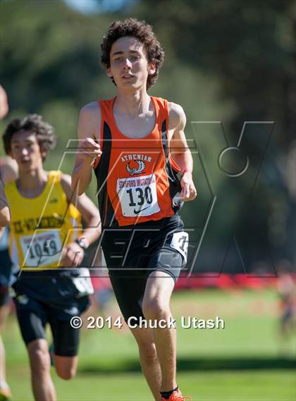Thumbnail 3 in Stanford Invitational Boys 5K Division 3-5 Race photogallery.