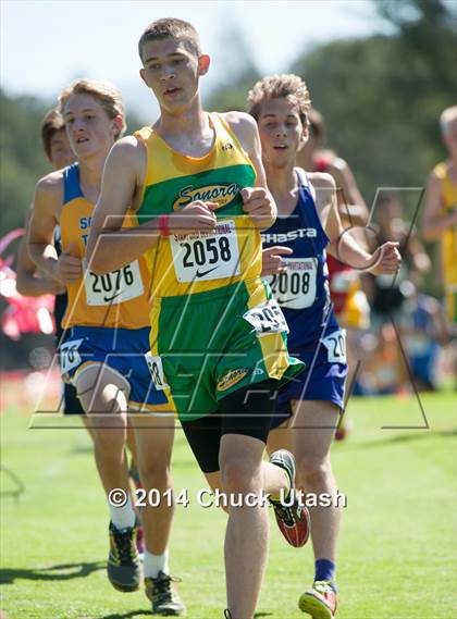Thumbnail 3 in Stanford Invitational Boys 5K Division 3-5 Race photogallery.