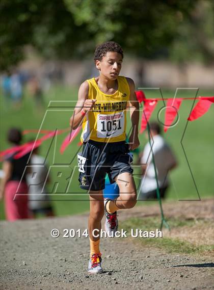Thumbnail 3 in Stanford Invitational Boys 5K Division 3-5 Race photogallery.