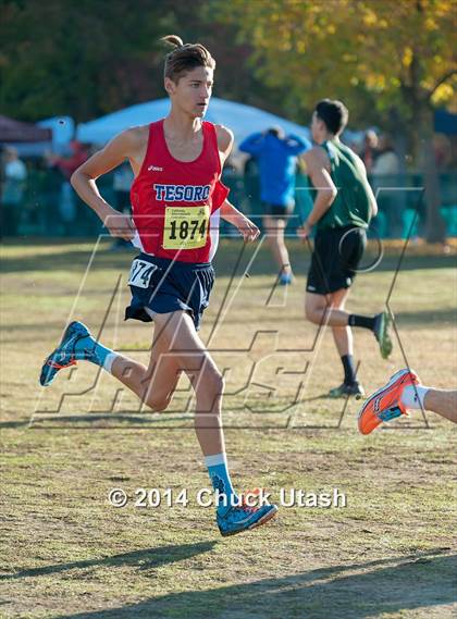 Thumbnail 1 in CIF State Cross Country Championships (D2 Boys) photogallery.